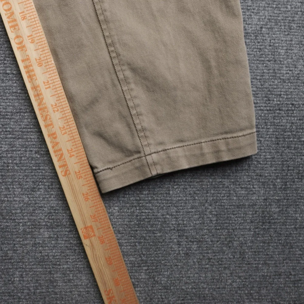 Elwood‎ Jogger Pants Mens L Brown Chino Stretch Drawstring Casual Straight Leg